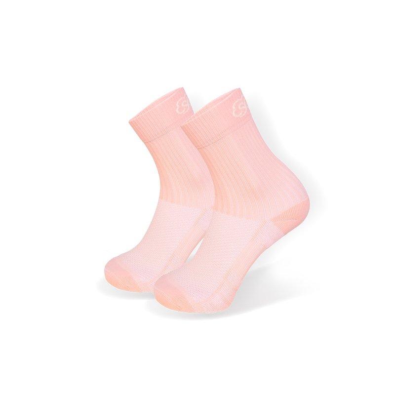 SOFT 医疗级 轻压柔软舒适防蚊袜 儿童款 运动袜 中筒袜1双 - 袜子 - 尼龙 粉红色