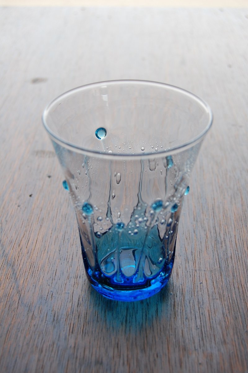 水滴玻璃杯   天空蓝 - 玻璃杯 - 玻璃 蓝色