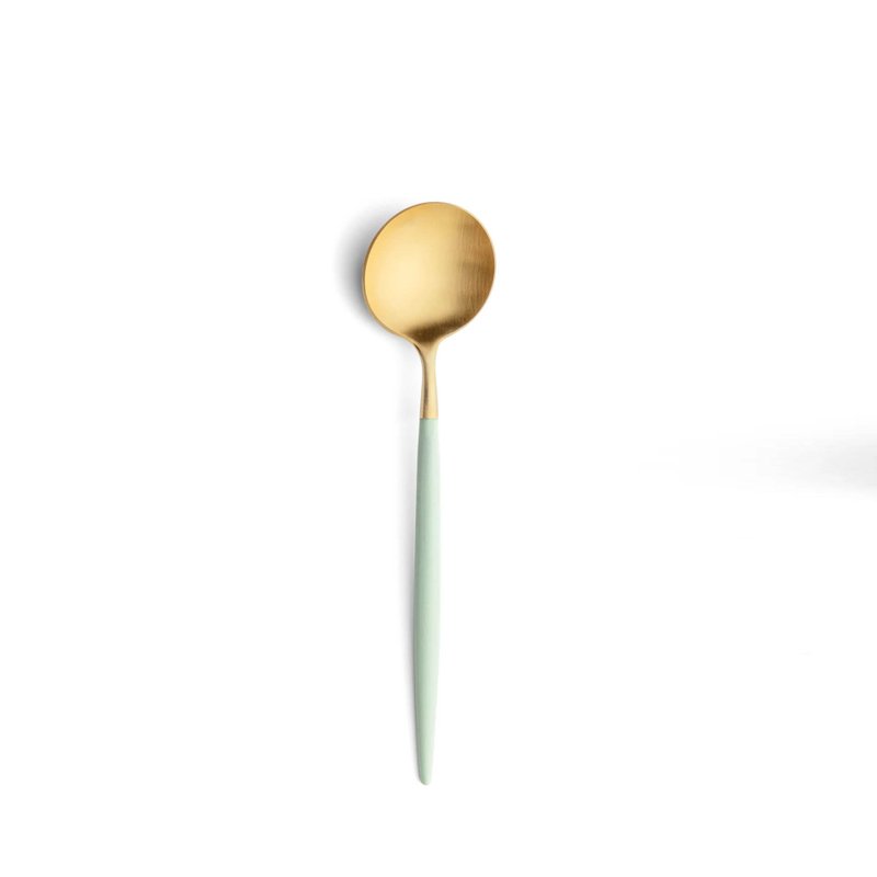 葡萄牙 Cutipol  GOA 青玉金 21CM 主餐匙 - 餐刀/叉/匙组合 - 不锈钢 绿色