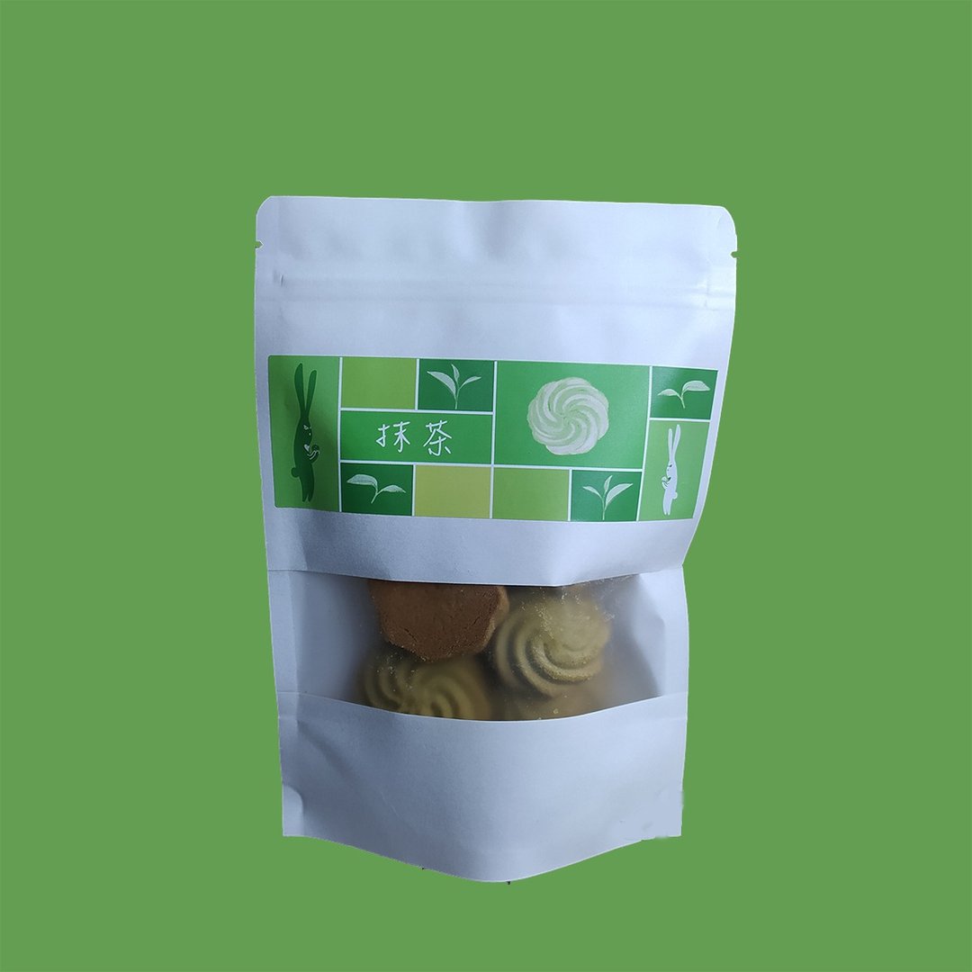 曲奇饼干 抹茶味  随手包 手工饼干 交换礼物 - 手工饼干 - 新鲜食材 