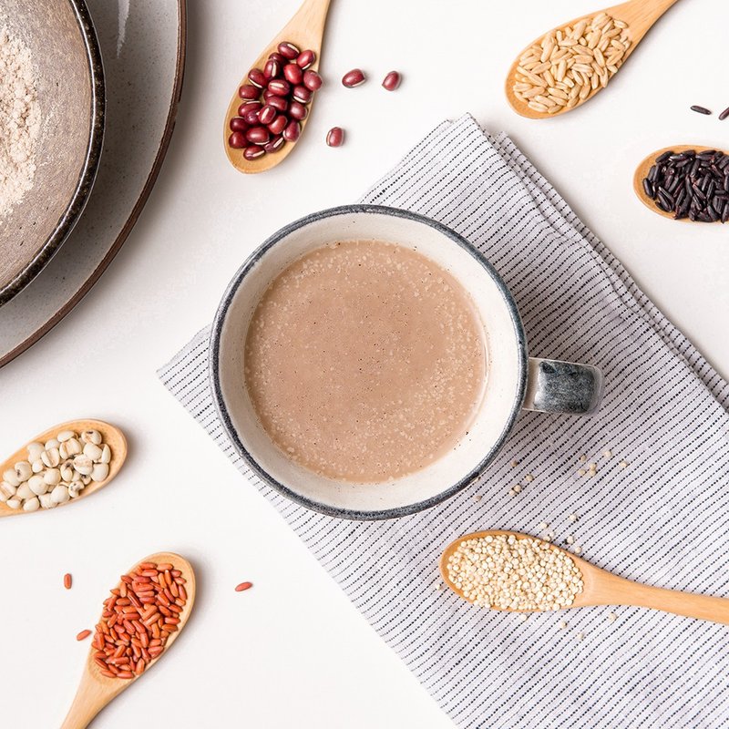 高纤轻卡 藜享食代-藜麦红豆薏仁冲泡谷粉10入 冲泡饮 全素纯素 - 谷物麦片 - 新鲜食材 粉红色