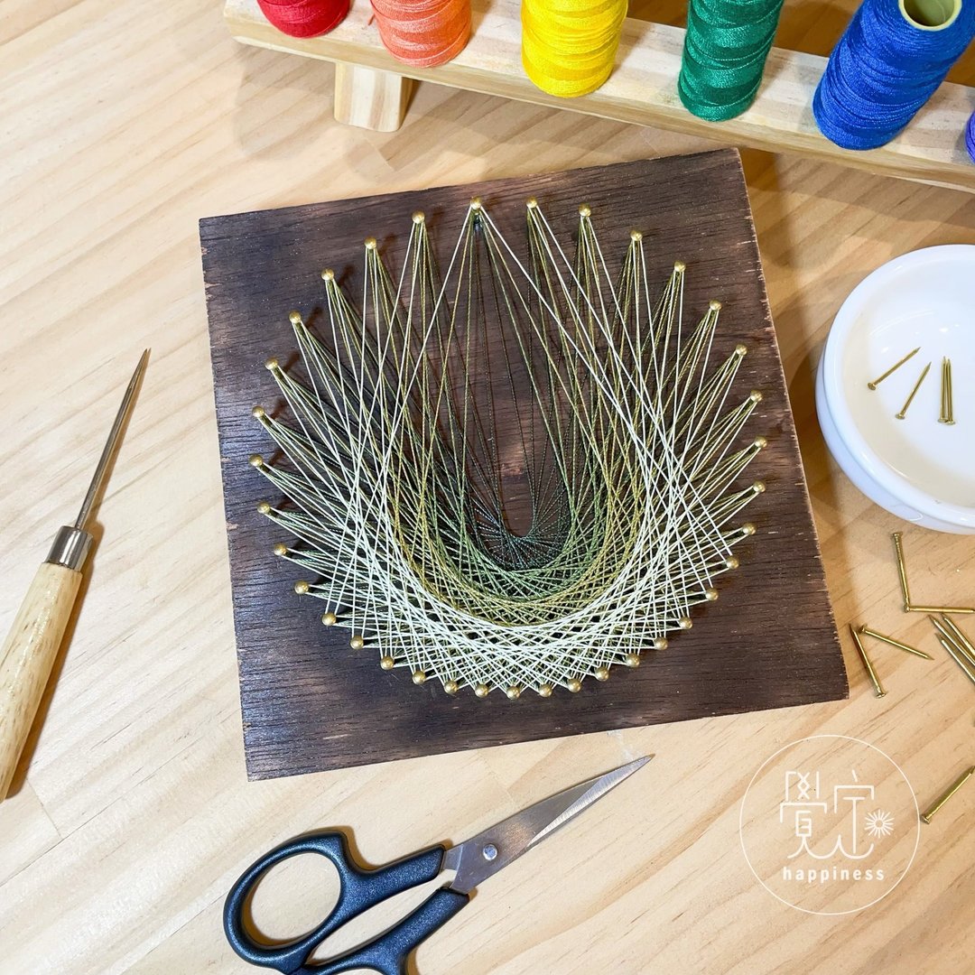 Stringart 艺术作品 - 摆饰 - 其他材质 多色
