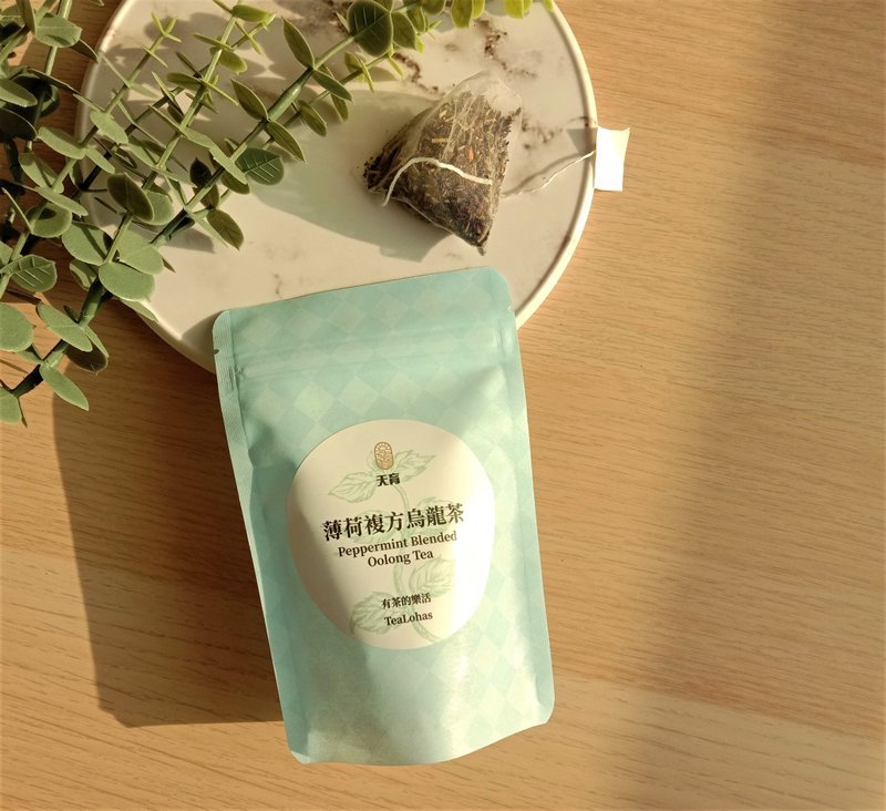 薄荷复方乌龙茶_风味均衡的花草乌龙茶(含GABA)_8入茶包 - 茶 - 植物．花 绿色