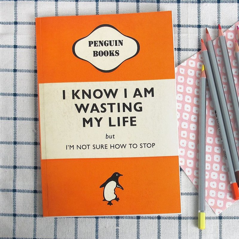 【ManPlus】也许就爱这样浪费札记 - 笔记本/手帐 - 纸 橘色