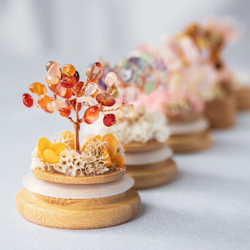 转运 新年 许愿 水晶树 招财 疗愈 人缘 永生花 - 摆饰 - 宝石 多色