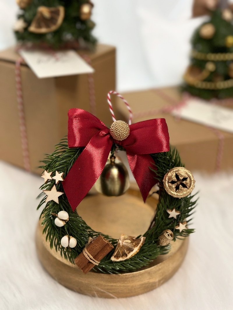 【WS │ 手作圣诞】圣诞花圈 圣诞礼物 圣诞礼盒 七夕 - 干燥花/捧花 - 植物．花 