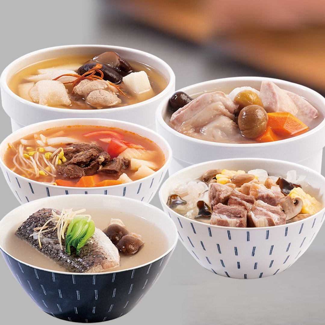 【包邮组】即食炖汤【照料理】热销10入组-从汤品补充营养 - 料理包 - 其他材质 白色