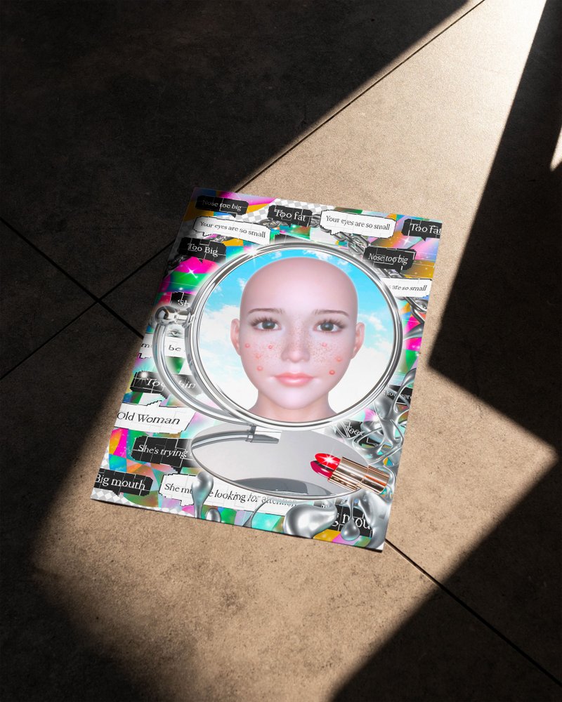 Her nose isn't too big | A2 海报 - 海报/装饰画/版画 - 纸 多色