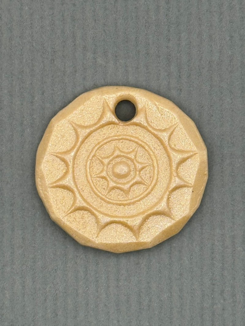 【达墨克手作】柴烧白瓷项链 - 船之眼no.04 - 项链 - 瓷 白色