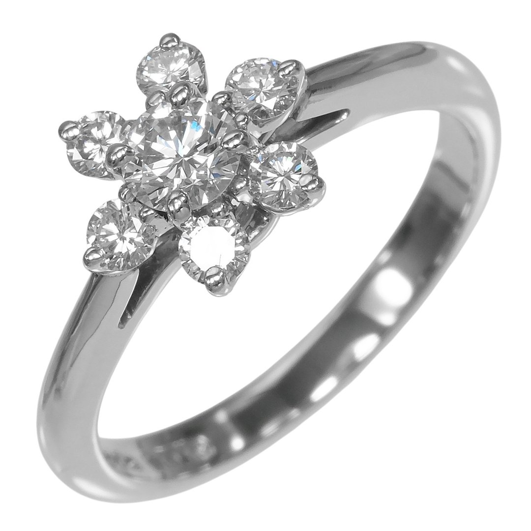 【日本直送】蒂芙尼 戒指 花冠 7.5 号 指轮 Pt950 铂金 钻石 约 3.8g TIFFANY&Co.【二手】A 级 - 戒指 - 贵金属 金色