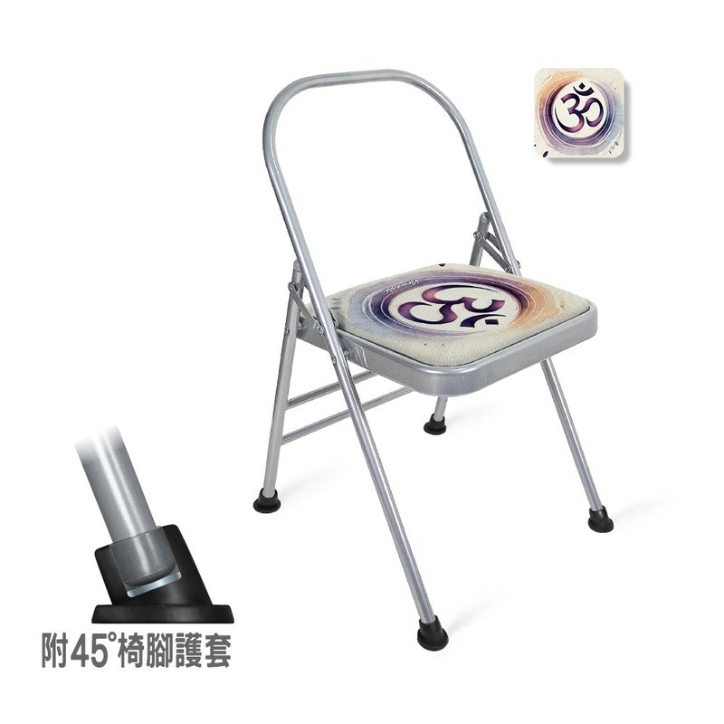 【NAMASTE】Isuey 蜂巢网透气防滑瑜珈椅(附腳套) - OM水彩 - 运动/健身用品 - 其他材质 多色