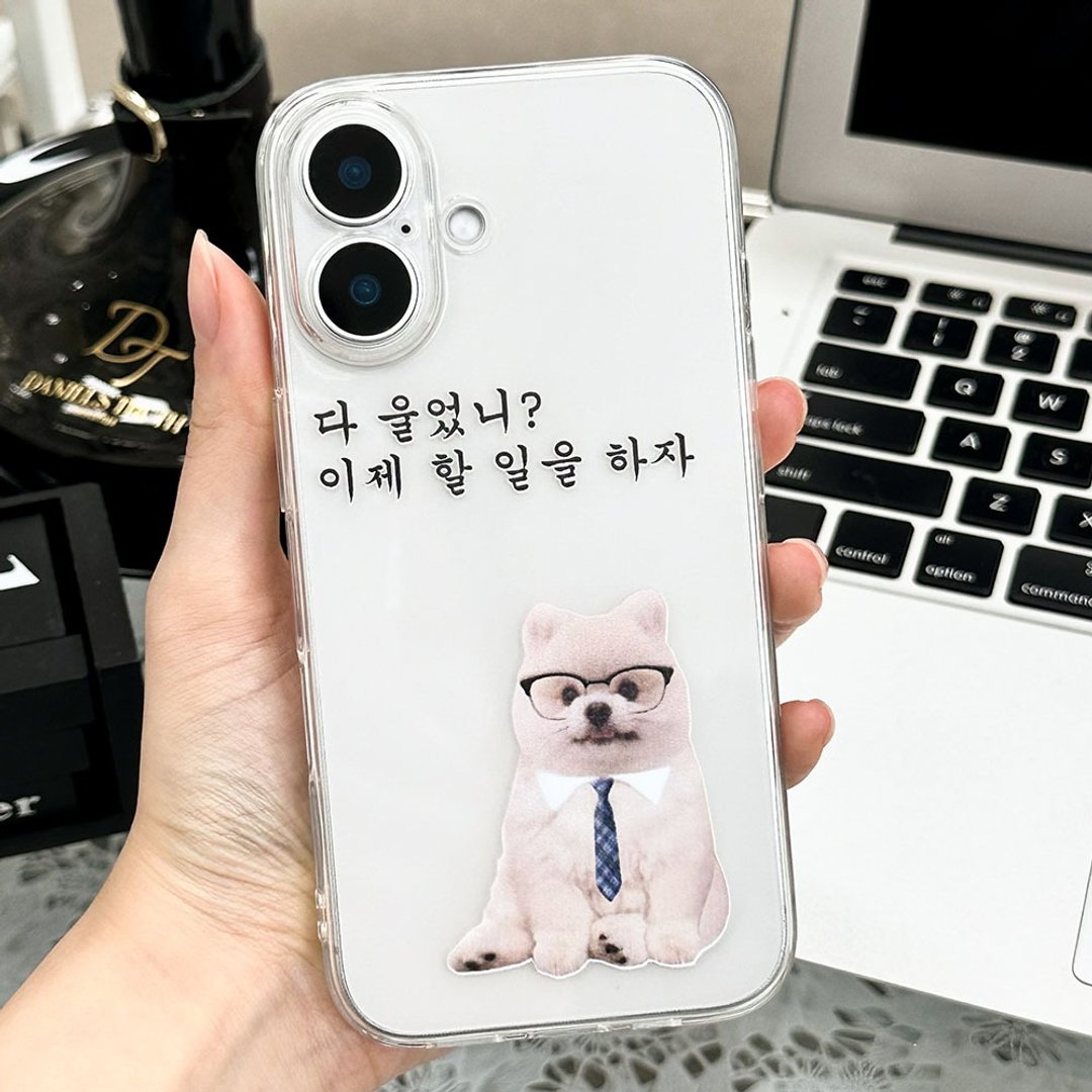 iPhone Galaxy Dog 防摔防刮透明手机壳 - 手机壳/手机套 - 塑料 多色