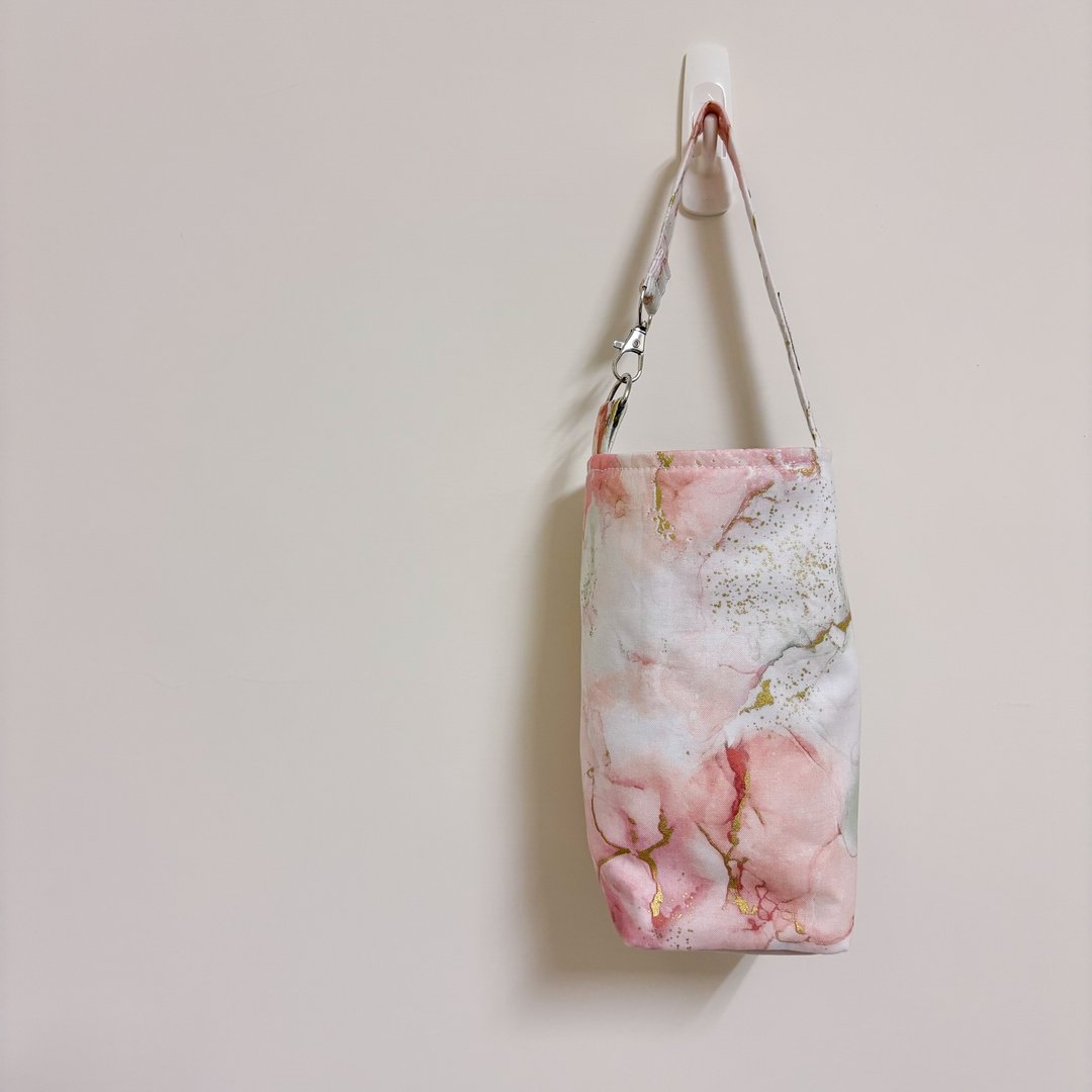 【雪花梨】玛瑙 手工饮料提袋/ 散步小提袋/ 环保杯袋 - 其他 - 棉 多色
