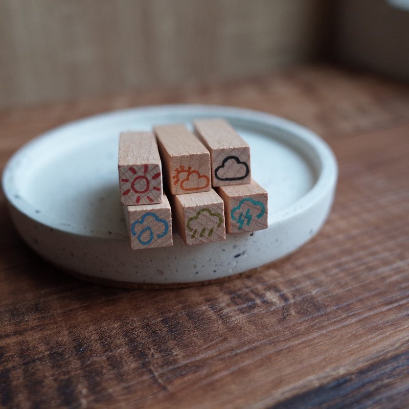 天气印章 - 印章/印台 - 橡胶 