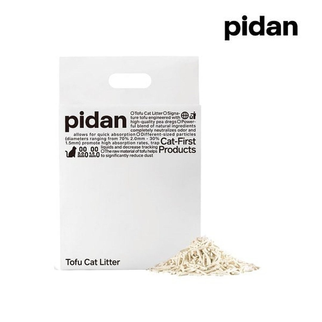 pidan 豆腐猫砂 原味 (豆腐砂) 4包组 - 猫砂/猫砂垫 - 其他材质 卡其色