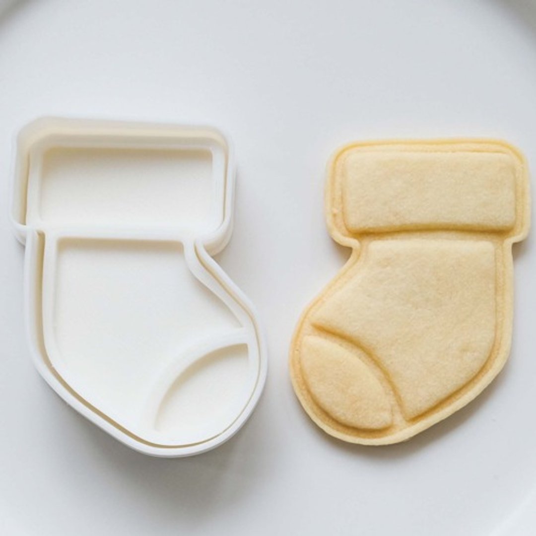 Christmas socks (cookie cutter / cookie type) - 厨房用具 - 木头 