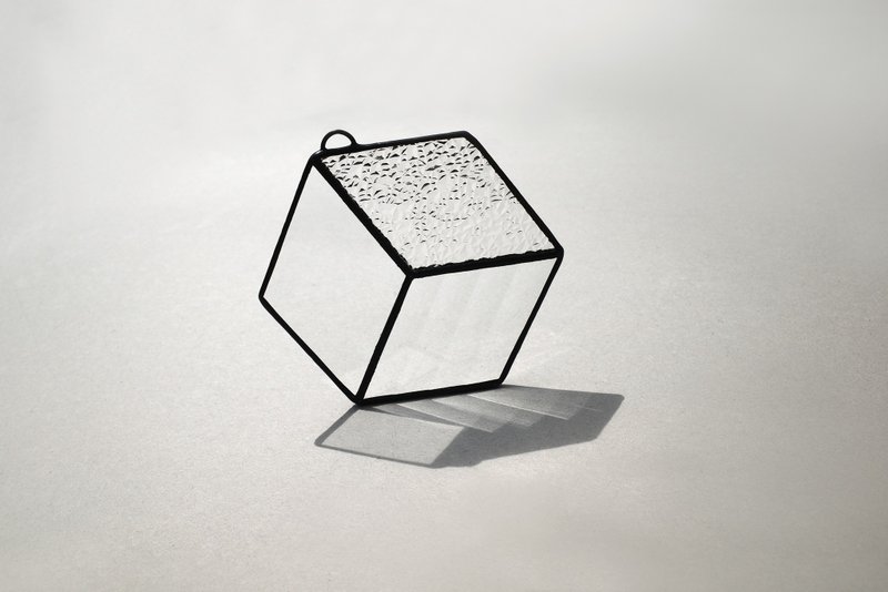 正负空间/玻璃杯垫/挂饰/镶嵌玻璃/六角透明 - 摆饰 - 玻璃 透明