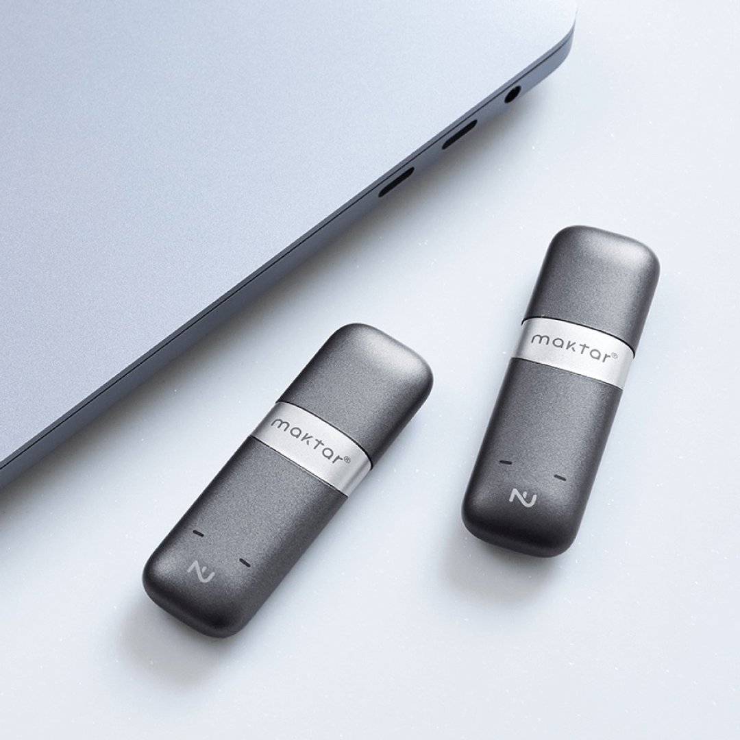 Maktar Nukii 新世代智慧型远端管理 USB-A 随身碟 随时自动上锁 - U盘 - 塑料 灰色