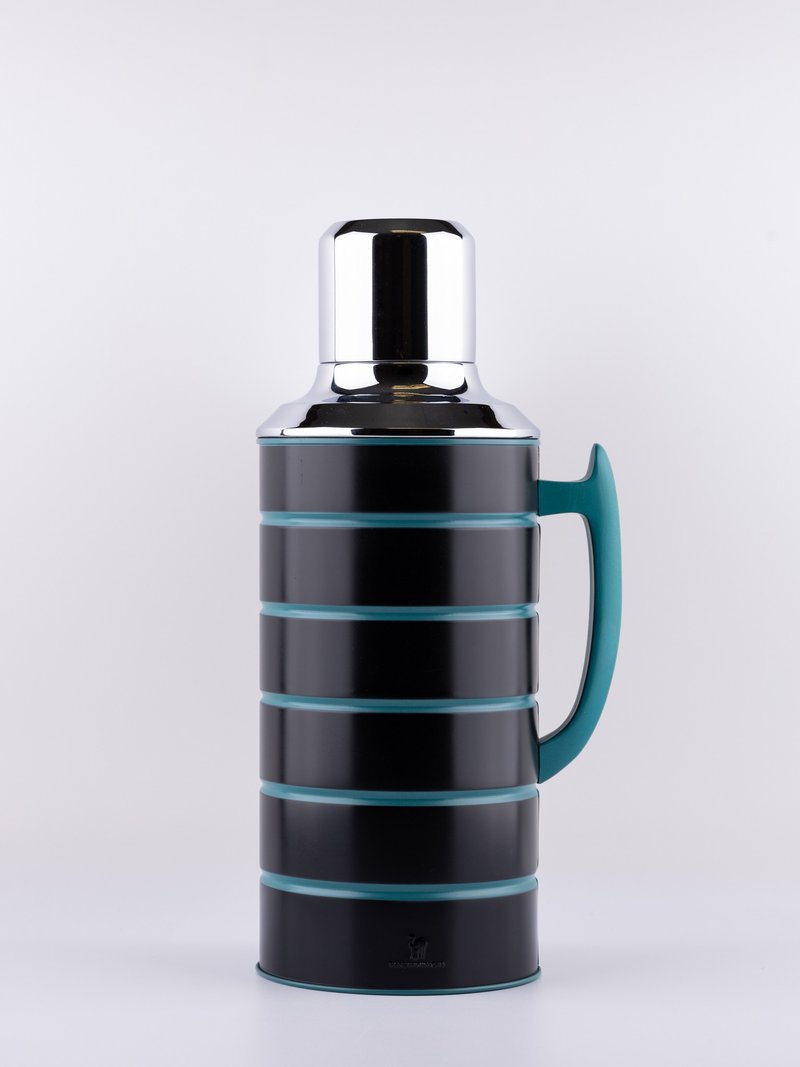 骆驼牌 1.5L 玻璃胆真空保温壶糖果色壶身-黑 412JB - 保温瓶/保温杯 - 其他材质 黑色