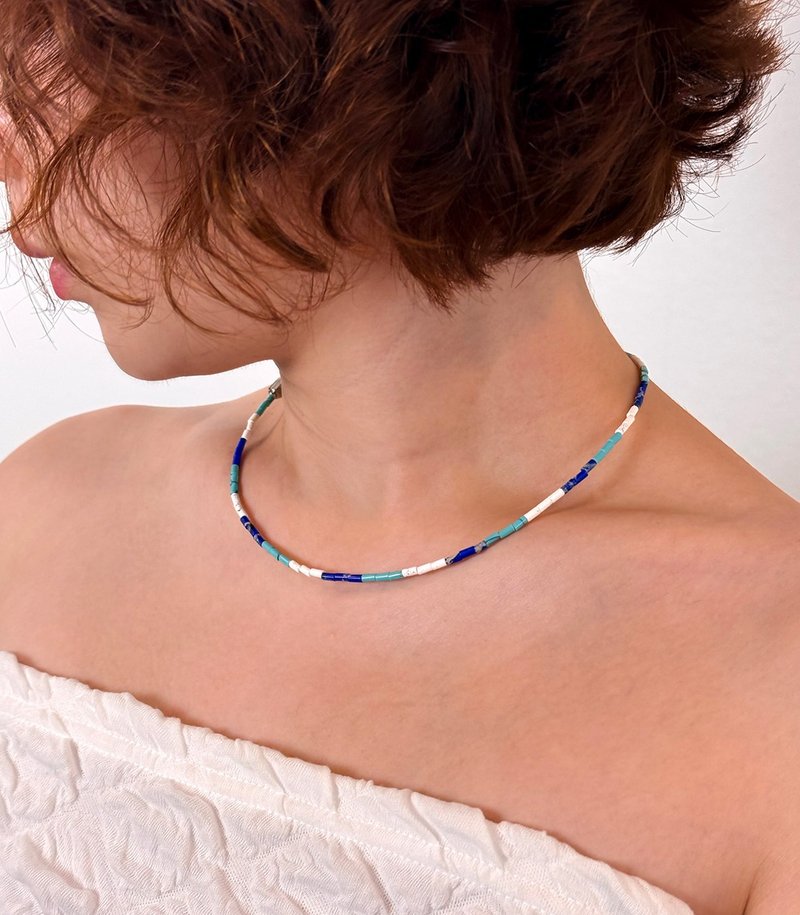 豪莱特项链 - 项链 - 半宝石 蓝色