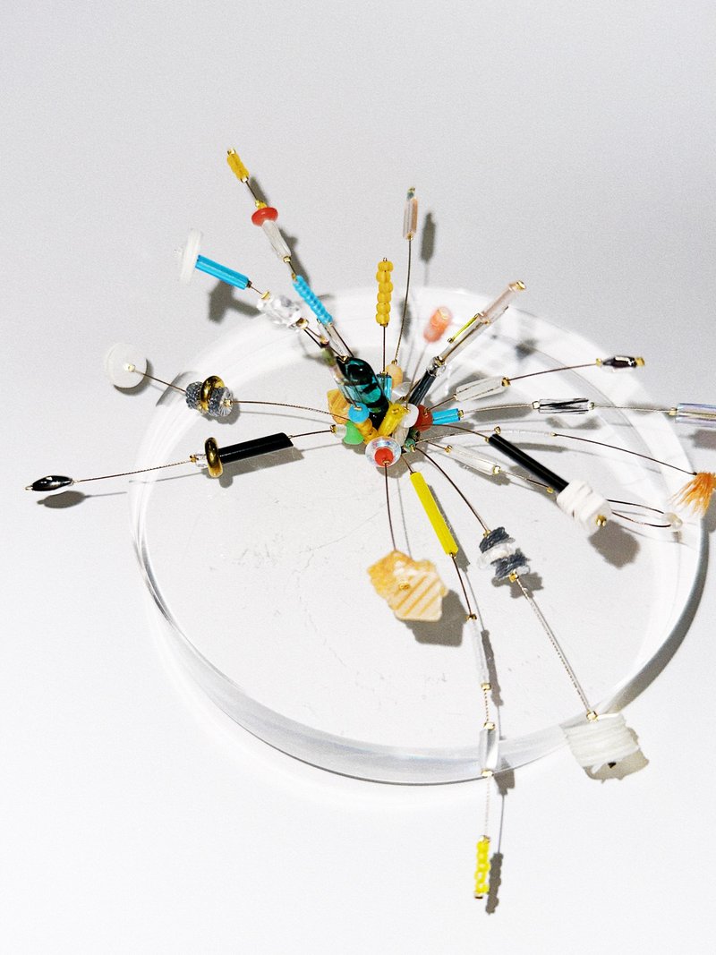 宝石Big Bang耳环 - 耳环/耳夹 - 半宝石 多色