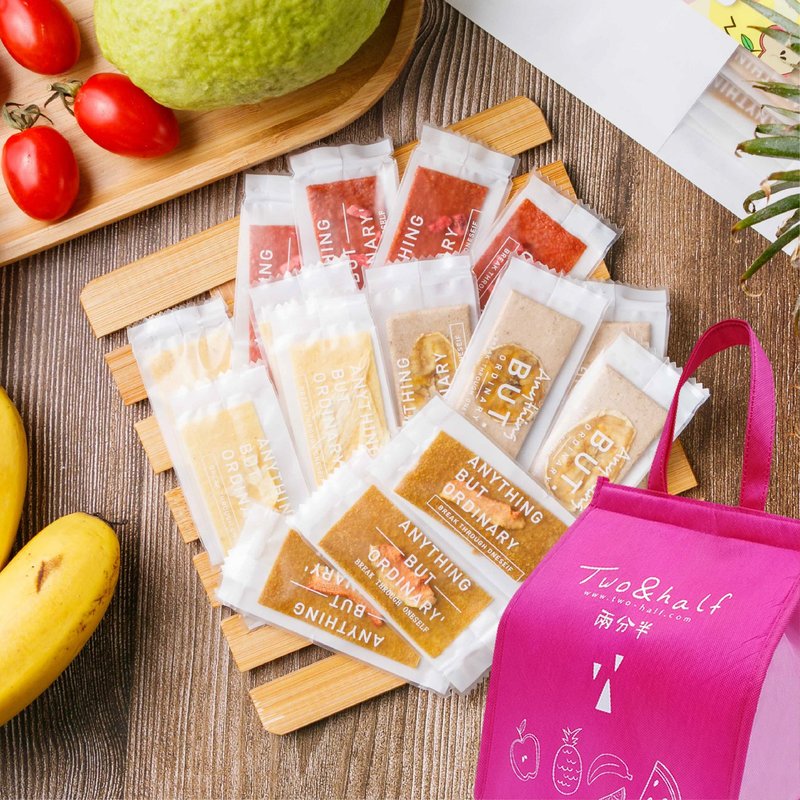 【团购礼盒/包邮】两分半果含片-会融化的果干 5包组  赠保冷袋 - 水果干 - 新鲜食材 多色