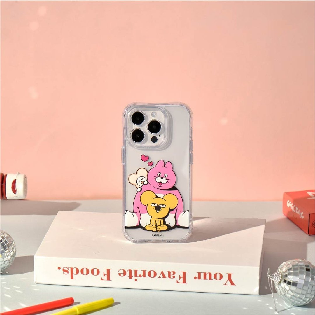 ZIZONE友爱情谊抗黄防摔MagSafe iPhone手机壳 - 手机壳/手机套 - 塑料 透明