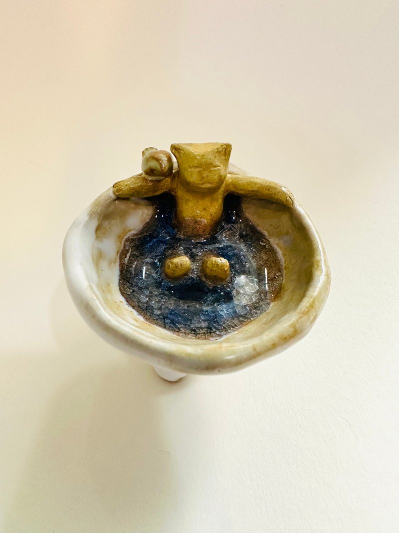 泡澡喵喵与小伙伴 - 摆饰 - 陶 
