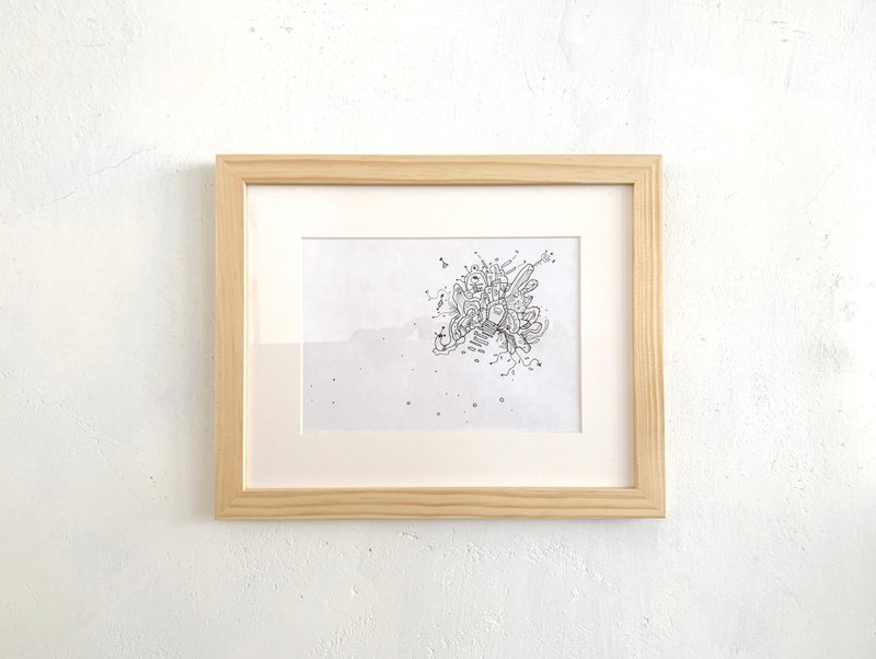 原创插画 - 艺术微喷 | 独特的你 30-14 - 海报/装饰画/版画 - 纸 白色
