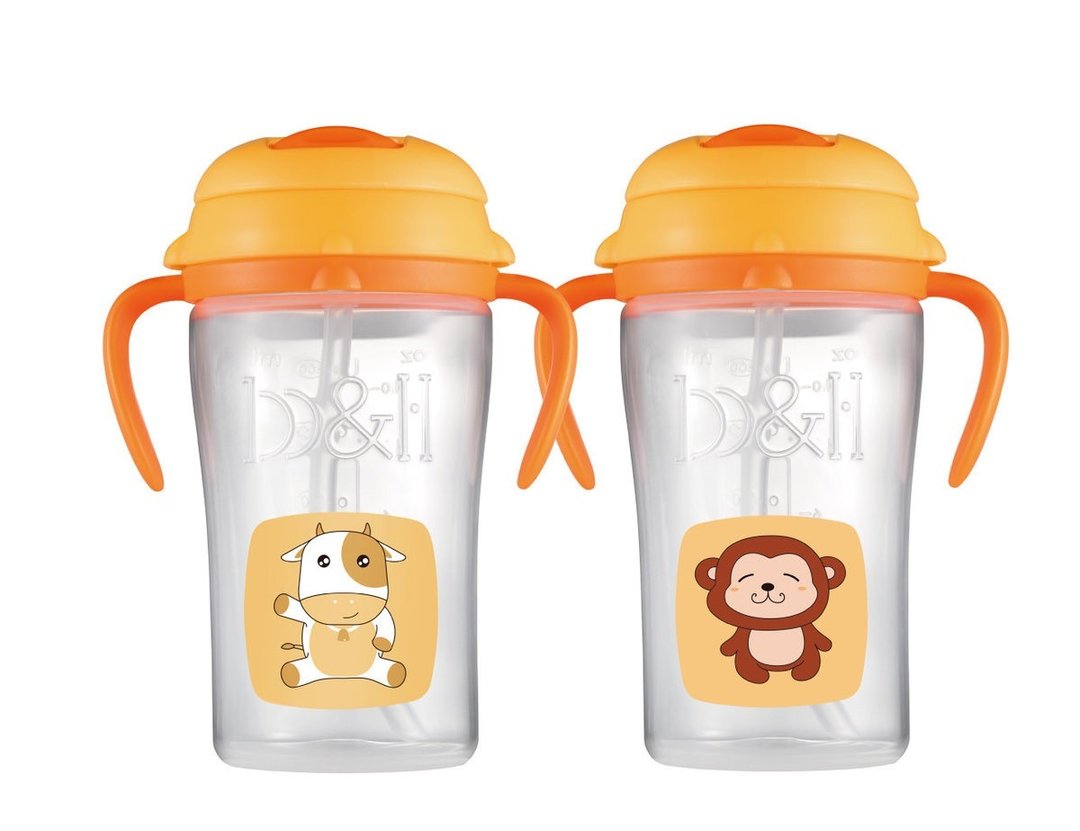 b&h 智多星儿童愉快学习杯300ml - 儿童餐具/餐盘 - 其他材质 橘色