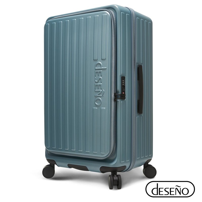 Deseno笛森诺 特洛伊PRO29.5寸前开煞车箱-青鸟蓝-不含真空压缩机 - 行李箱/行李箱保护套 - 其他材质 蓝色