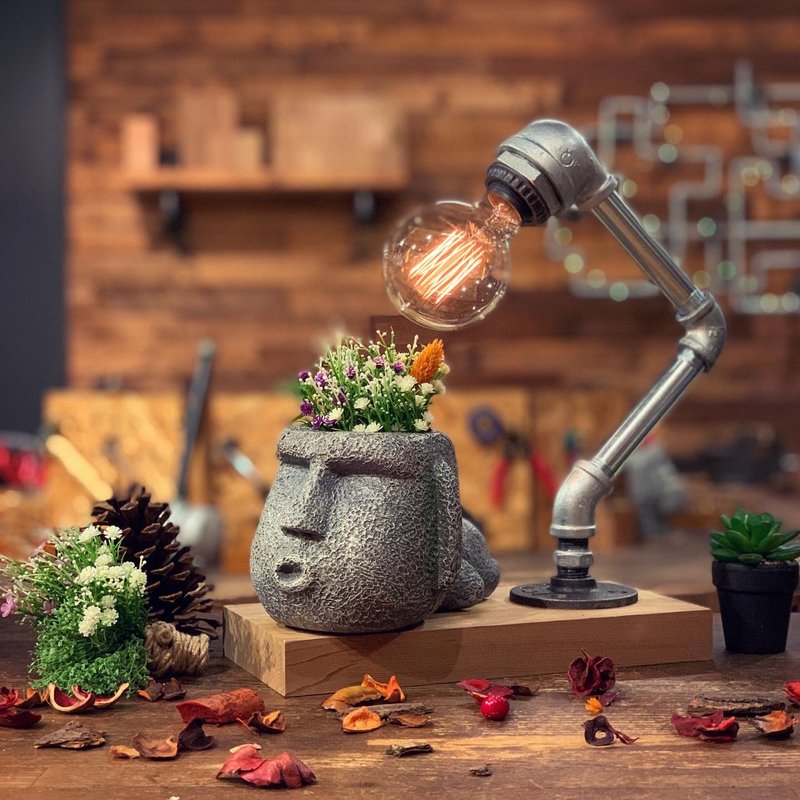 皮克斯造型桌灯-礼物/生日礼物/手作礼物 - 灯具/灯饰 - 其他金属 银色