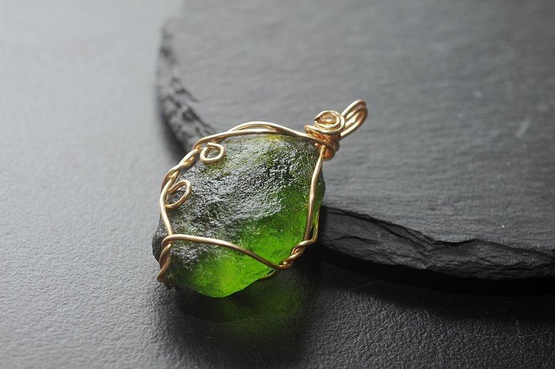 火山琉璃坠  灵修/水晶/矿石/开运/招财/ - 项链 - 玻璃 