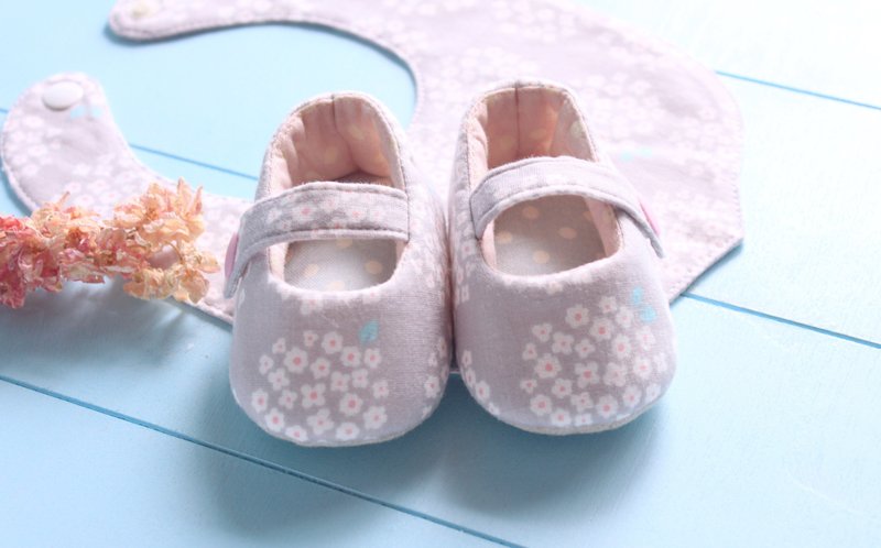 【月亮手作り】小宝贝弥月礼两件组 - 满月礼盒 - 棉．麻 