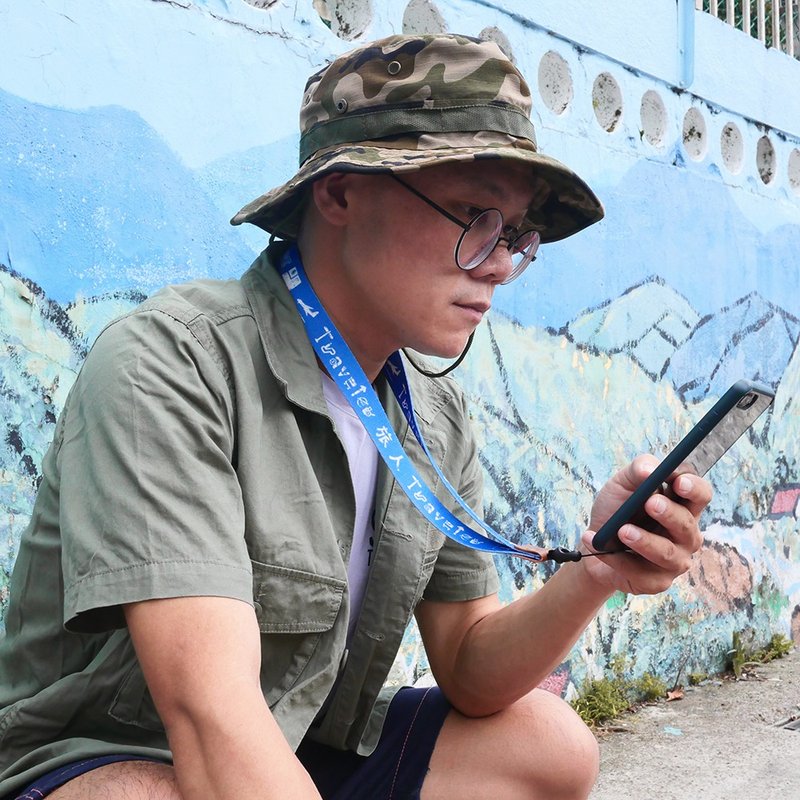 手机挂绳Cellphone Strap-旅人-挂手机/小风扇/上班卡 - 挂绳/吊绳 - 聚酯纤维 