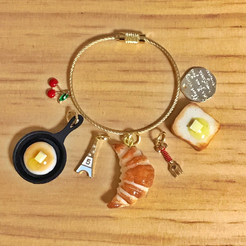 Jalapar Bread Key Holder - 钥匙链/钥匙包 - 粘土 咖啡色