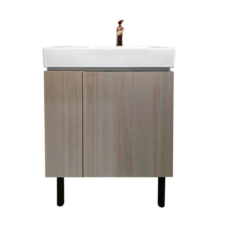 【MULTI】MIT台湾制造工厂直营 京典龙头+白脸盆+KD浴柜70cm - 卫浴用品 - 其他材质 