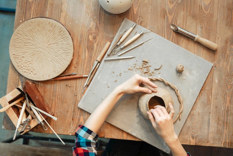手捏陶艺器物课 1堂 - 陶艺 - 陶 