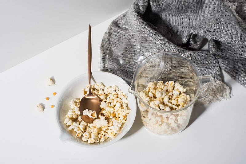 BOROSILICATE GLASS POPCORN MAKER 玻璃爆米花罐 - 厨房用具 - 玻璃 透明