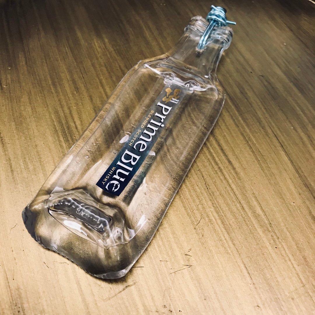 Prime Blue 绅蓝经典 苏格兰威士忌 50ML 迷你酒瓶小吊饰/壁挂 - 摆饰 - 玻璃 