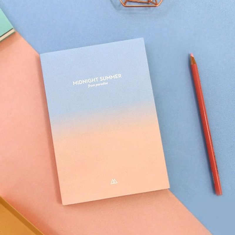 Second Mansion 仲夏之夜渐层万年历周志V2-01 梦幻粉蓝,PLD60856 - 笔记本/手帐 - 纸 粉红色