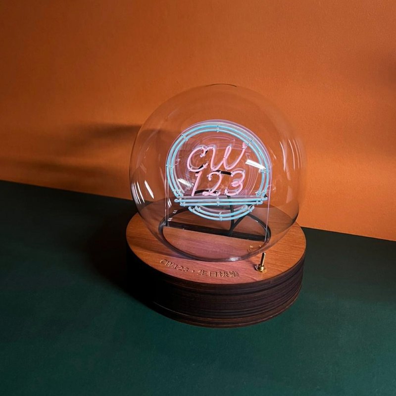 定制化礼物 生日 情人节礼物 玻璃球灯 - Led neon light 灯 字句 - 灯具/灯饰 - 玻璃 橘色