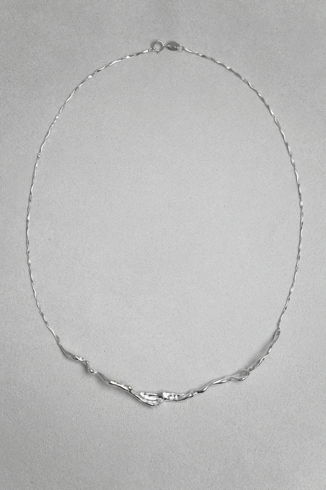 Stanched necklace 绵延项链 - 项链 - 纯银 银色