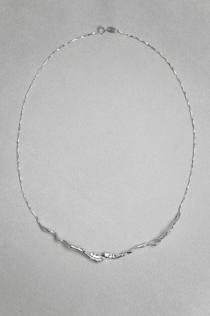 Stanched necklace 绵延项链 - 项链 - 纯银 银色