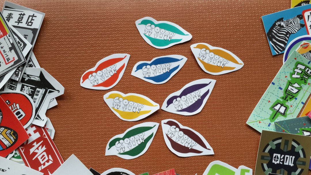 ( LOGO嘴 ) Li-good - 防水贴纸、行李箱贴纸 - 贴纸 - 纸 