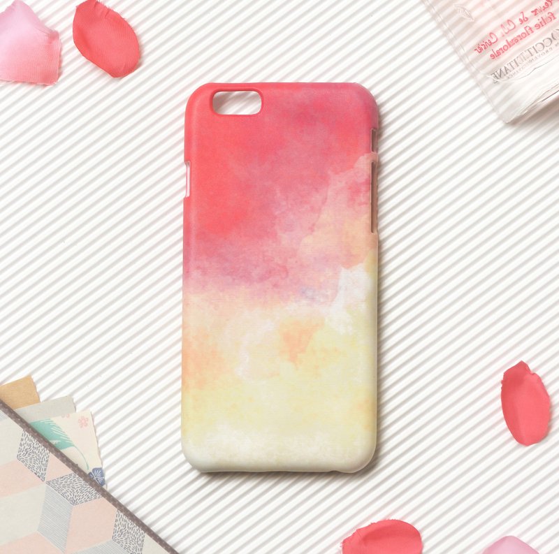 黄昏漫步-iPhone原创手机壳/保护套 - 手机壳/手机套 - 塑料 红色