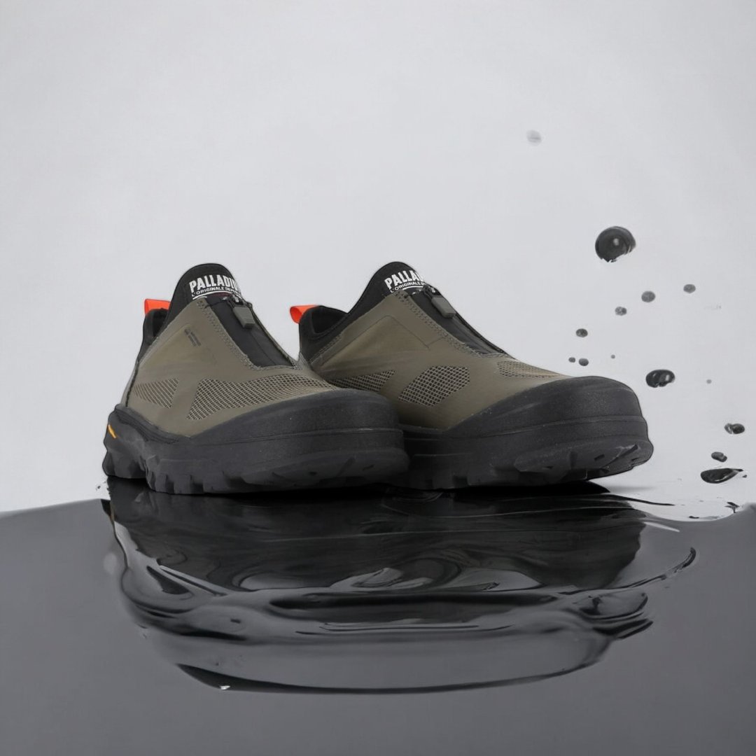 PALLADIUM PALLADIDER AMPHI WPA Vibram拉链低筒防水 79374-361 - 雨鞋/雨靴 - 其他材质 