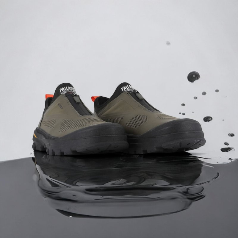 PALLADIUM PALLADIDER AMPHI WPA Vibram拉链低筒防水 79374-361 - 雨鞋/雨靴 - 其他材质 