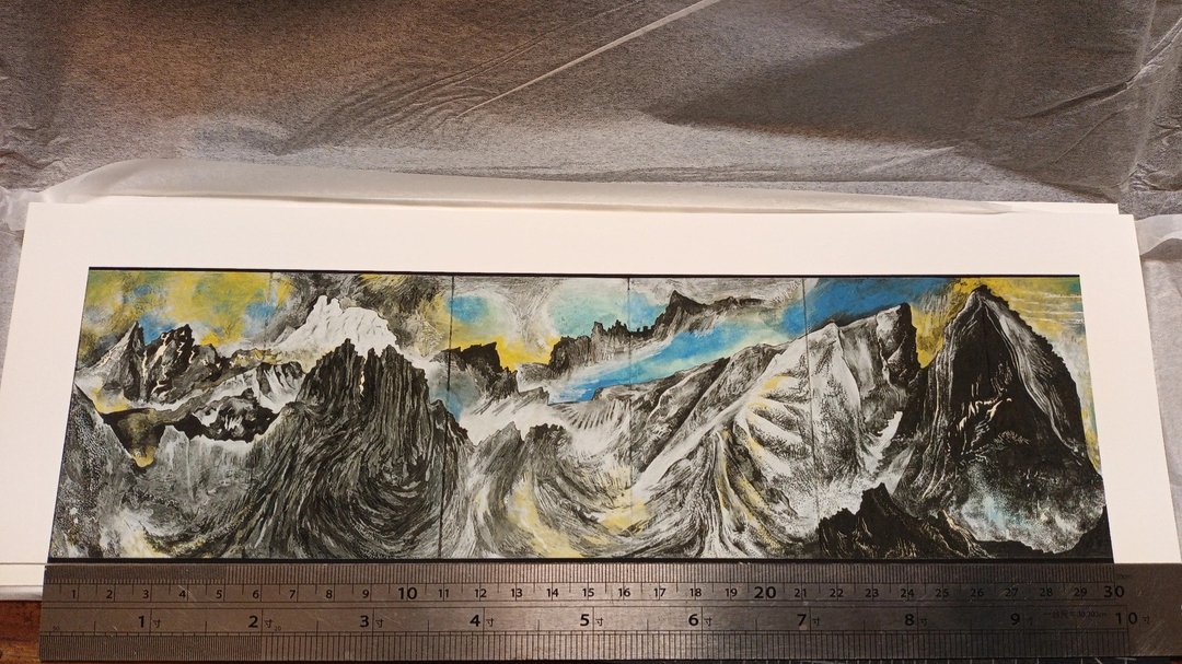 Mountains in Norway 艺术微喷 Giclée 挪威山水 旅行写生复制画 - 海报/装饰画/版画 - 纸 蓝色