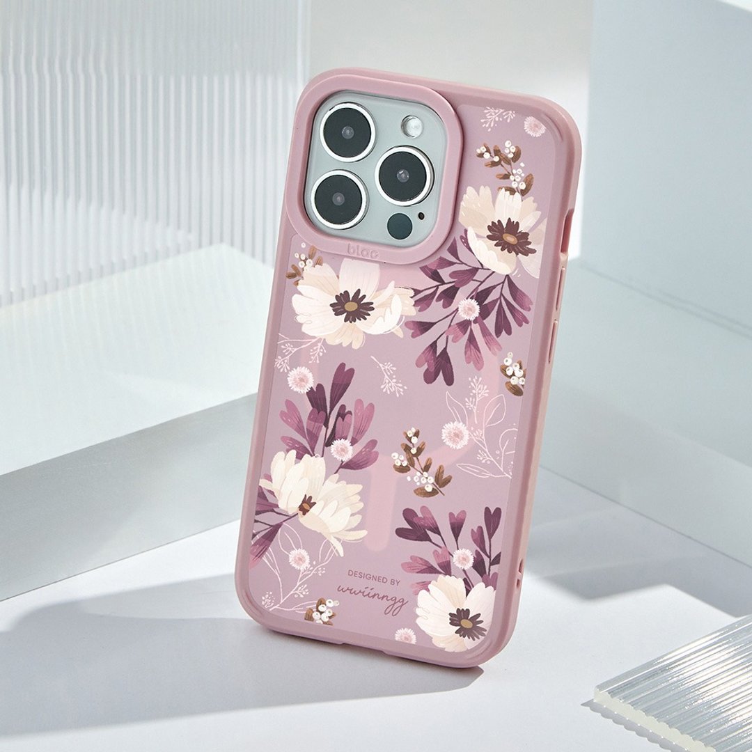 wwiinngg粉紫花茶峡谷强悍MagSafe iPhone手机壳 - 手机壳/手机套 - 硅胶 多色
